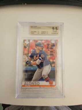 2019 Topps Series 2 Pete Alonso #475 Rookie Card BGS 9.5 Gem Mint